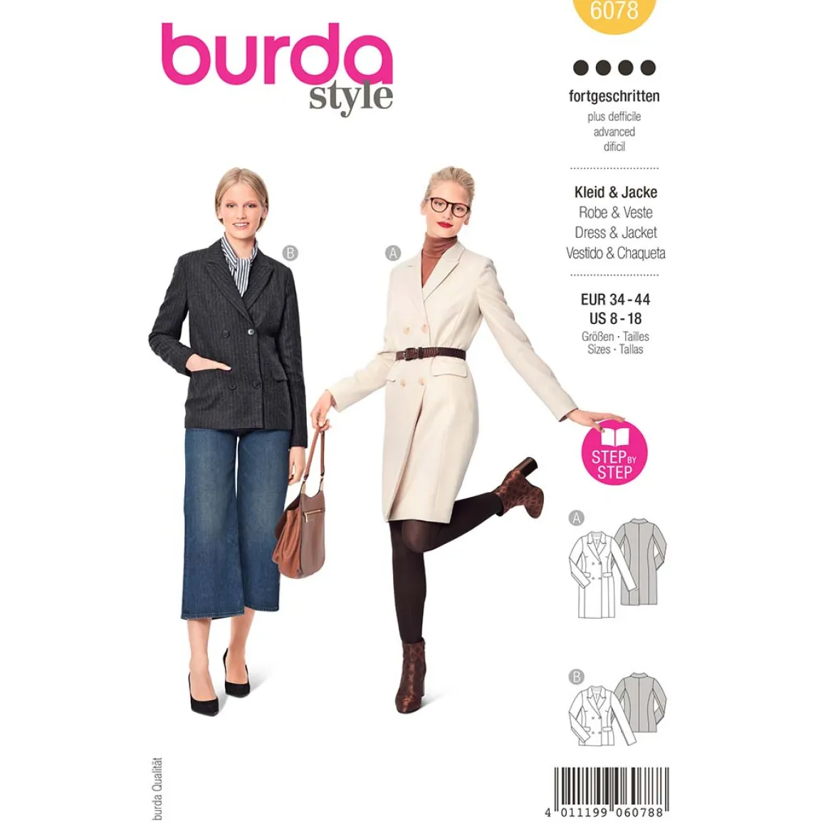 Abito blazer- doppiopetto con revers