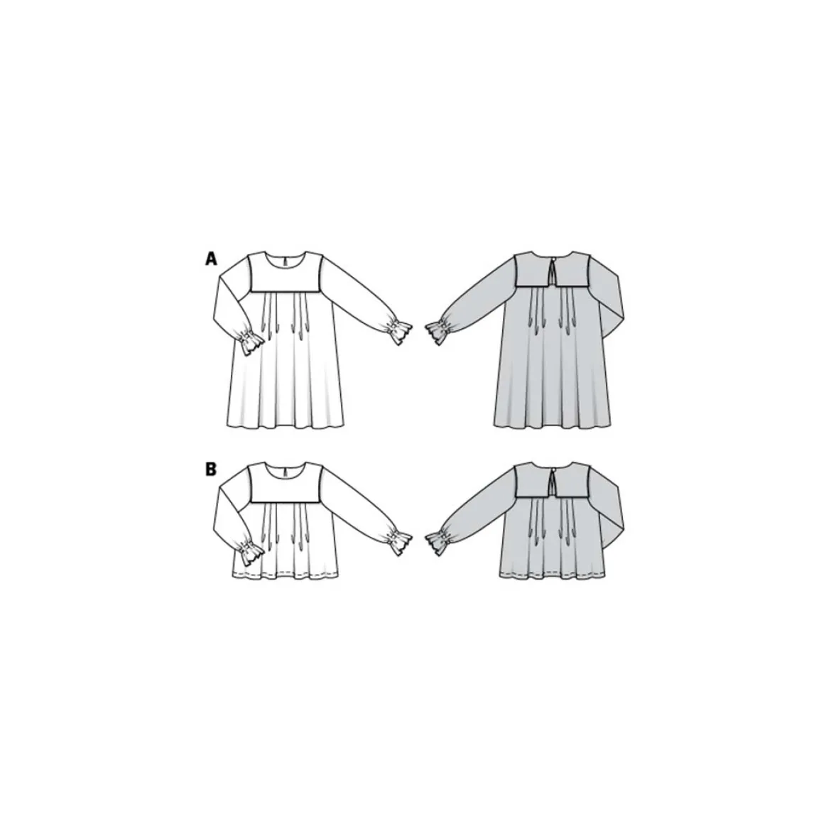 Abito, Blusa - Drappeggio