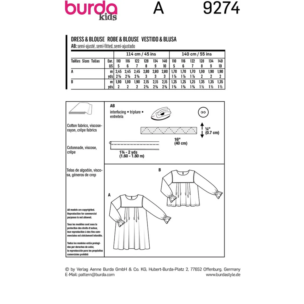 Abito, Blusa - Drappeggio