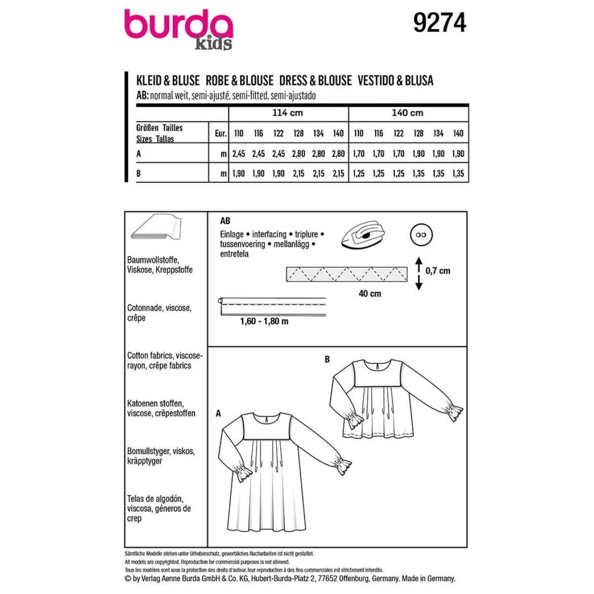 Abito, Blusa - Drappeggio