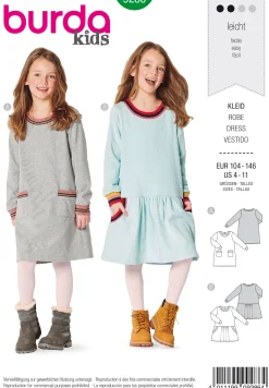 Abito camicia– con rifiniture a fascia