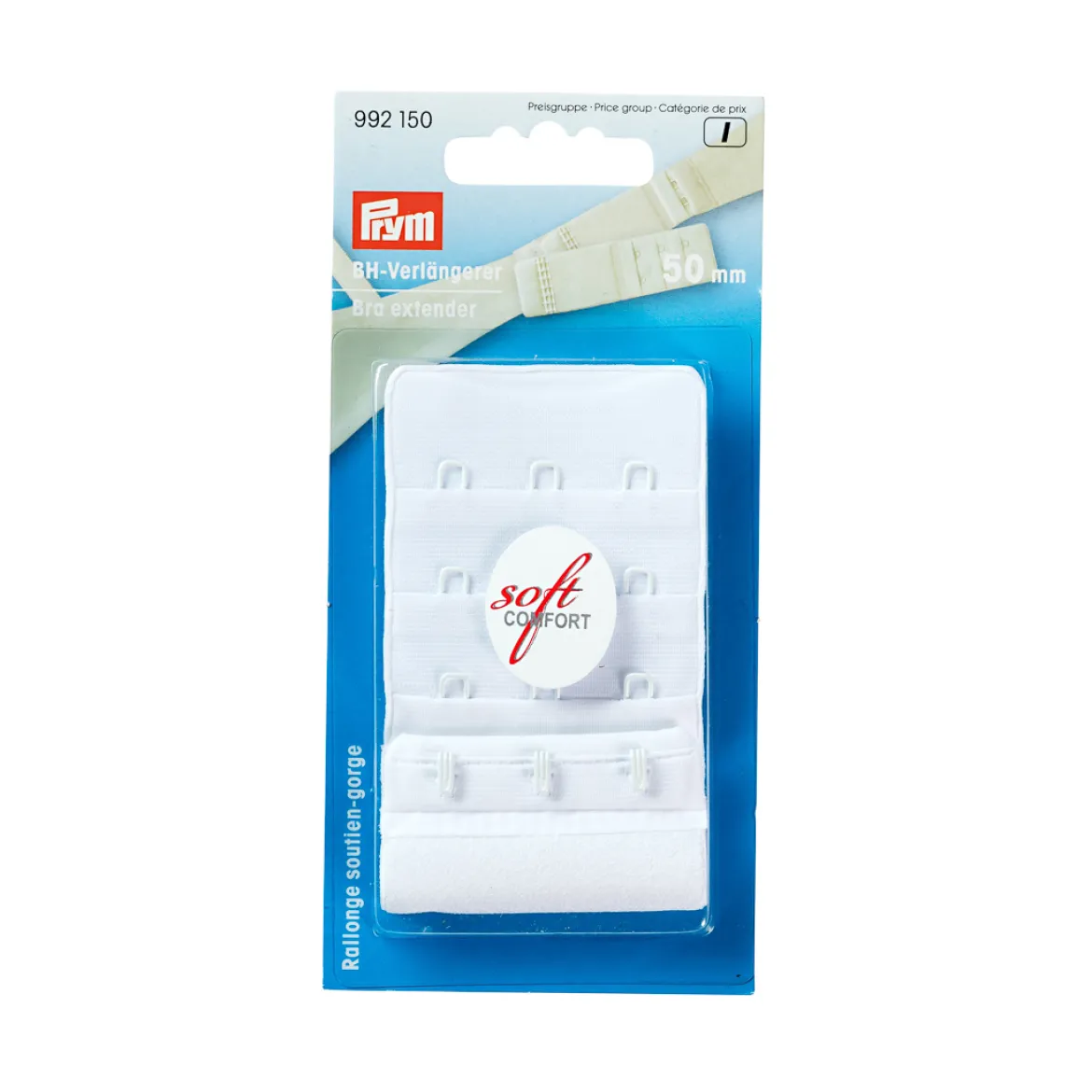 Allarga reggiseno 3x3 ganci 50mm