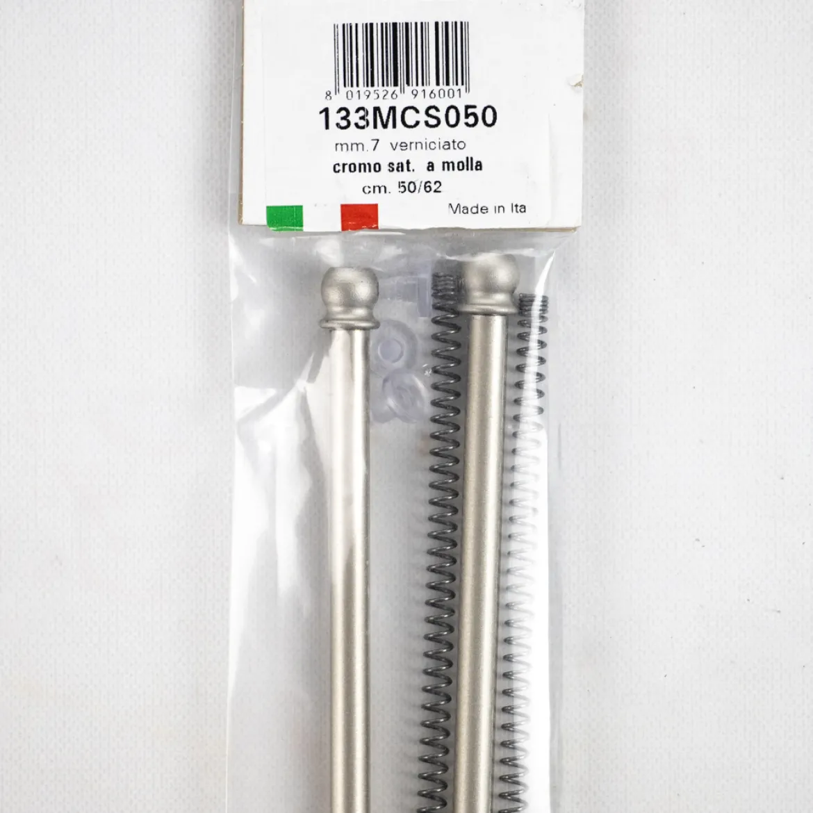 Bacchette ø7 acciaiomolla 50/62