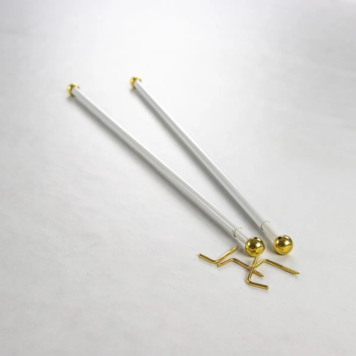 Bacchette ø7 verniciate bianche 30/45