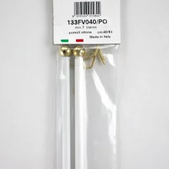 Bacchette ø7 verniciate bianche 40/55