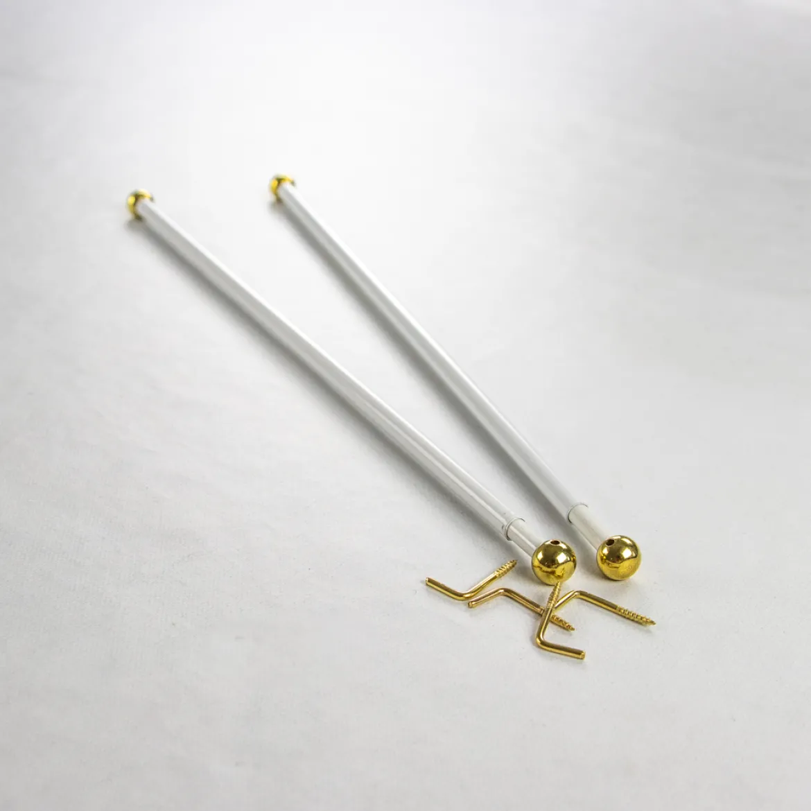 Bacchette ø7 verniciate bianche 40/55