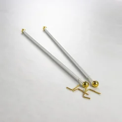 Bacchette ø7 verniciate bianche 60/75