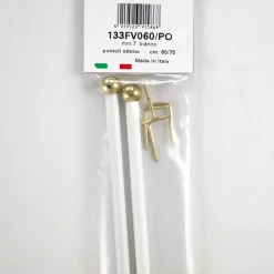 Bacchette ø7 verniciate bianche 60/75