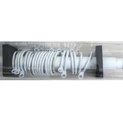 BASTONE EST. RICCIOLO 160-310BIANCO/OR