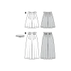 Bermuda - Culotte - Pieghe in vita