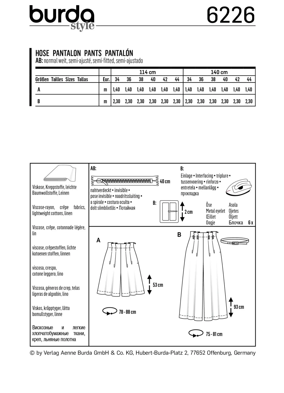 Bermuda - Culotte - Pieghe in vita
