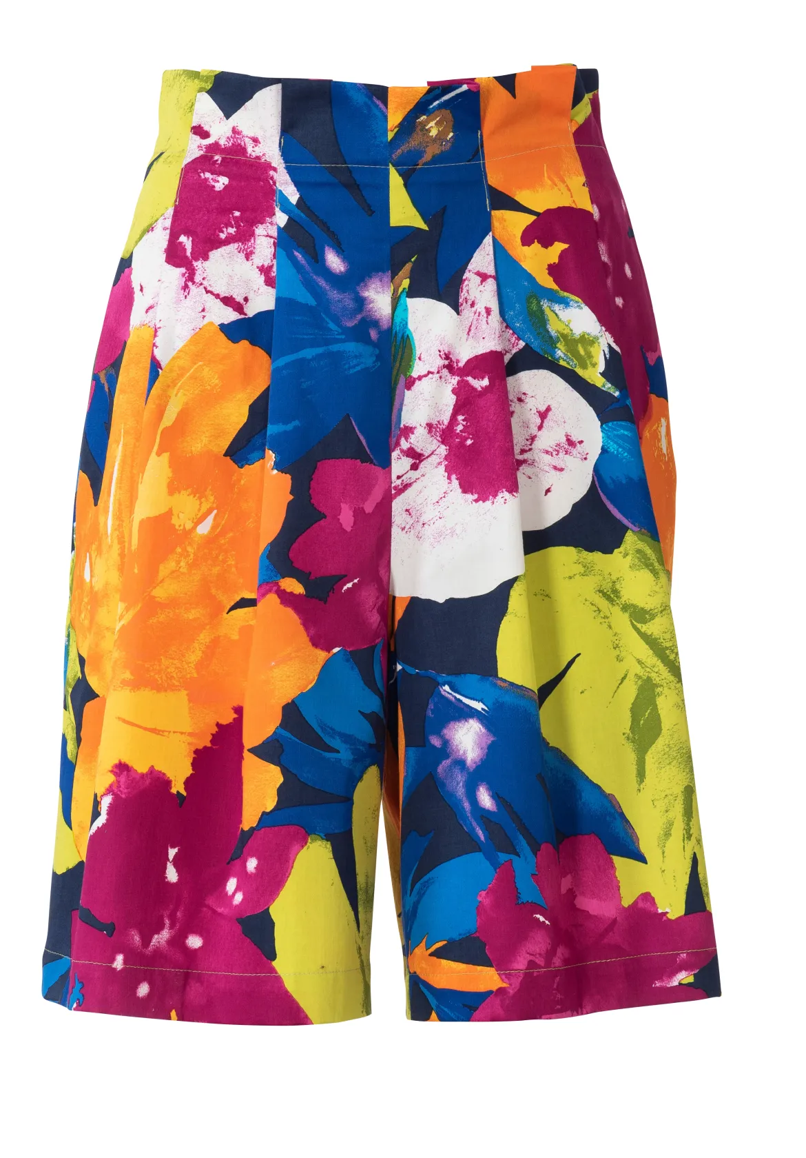 Bermuda - Culotte - Pieghe in vita