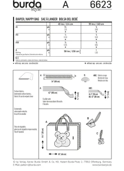 borsa per pannolini