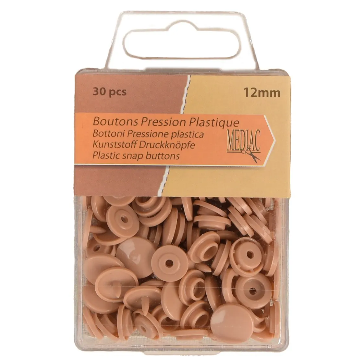 BOTTONE AUTOMATICO IN PLASTICA 12MM