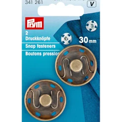 Bottoni automatici ottone 30mm