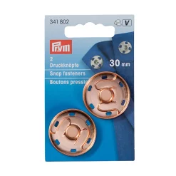 Bottoni automatici ottone 30mm