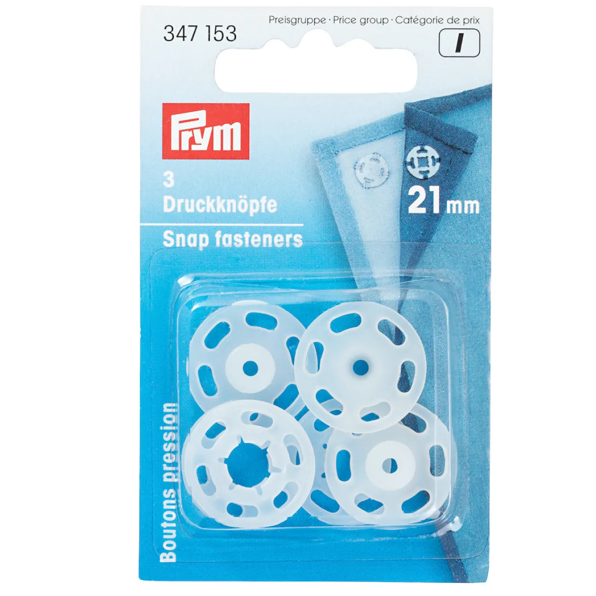 Bottoni automatici plastica 21mm