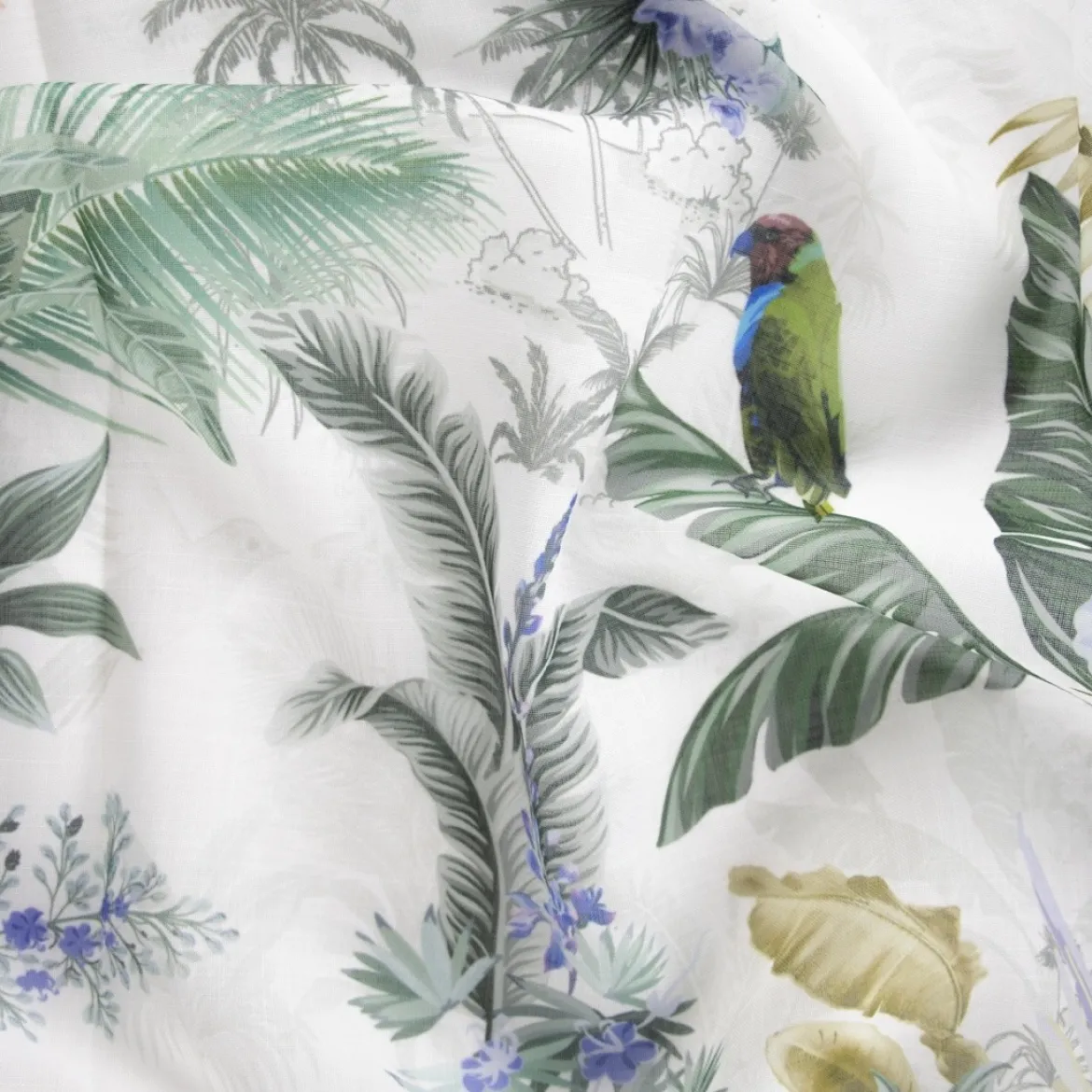 BREMA TENDA FOGLIE, COLIBRÌ STAMPA DIGITALE