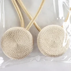 calamita per tende cerchio beige