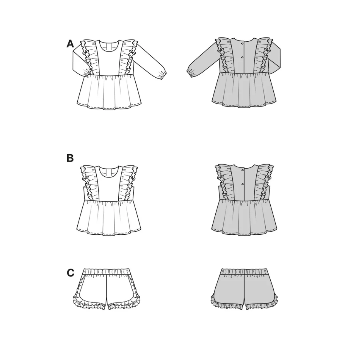 Camicetta e pantaloni