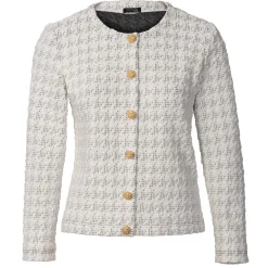 Cardigan con scollo arrotondato