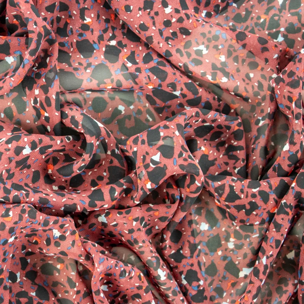 CHIFFON CREPE NICOLETTA MACCHIE