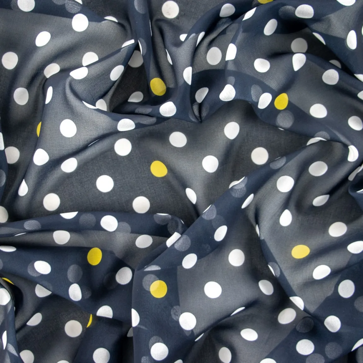 CHIFFON CREPE NICOLETTA POIS