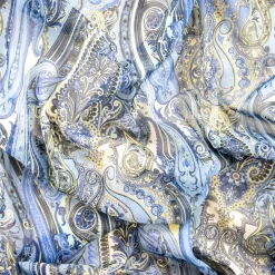 CHIFFON NICOLETTA LAME' CACHEMIRE