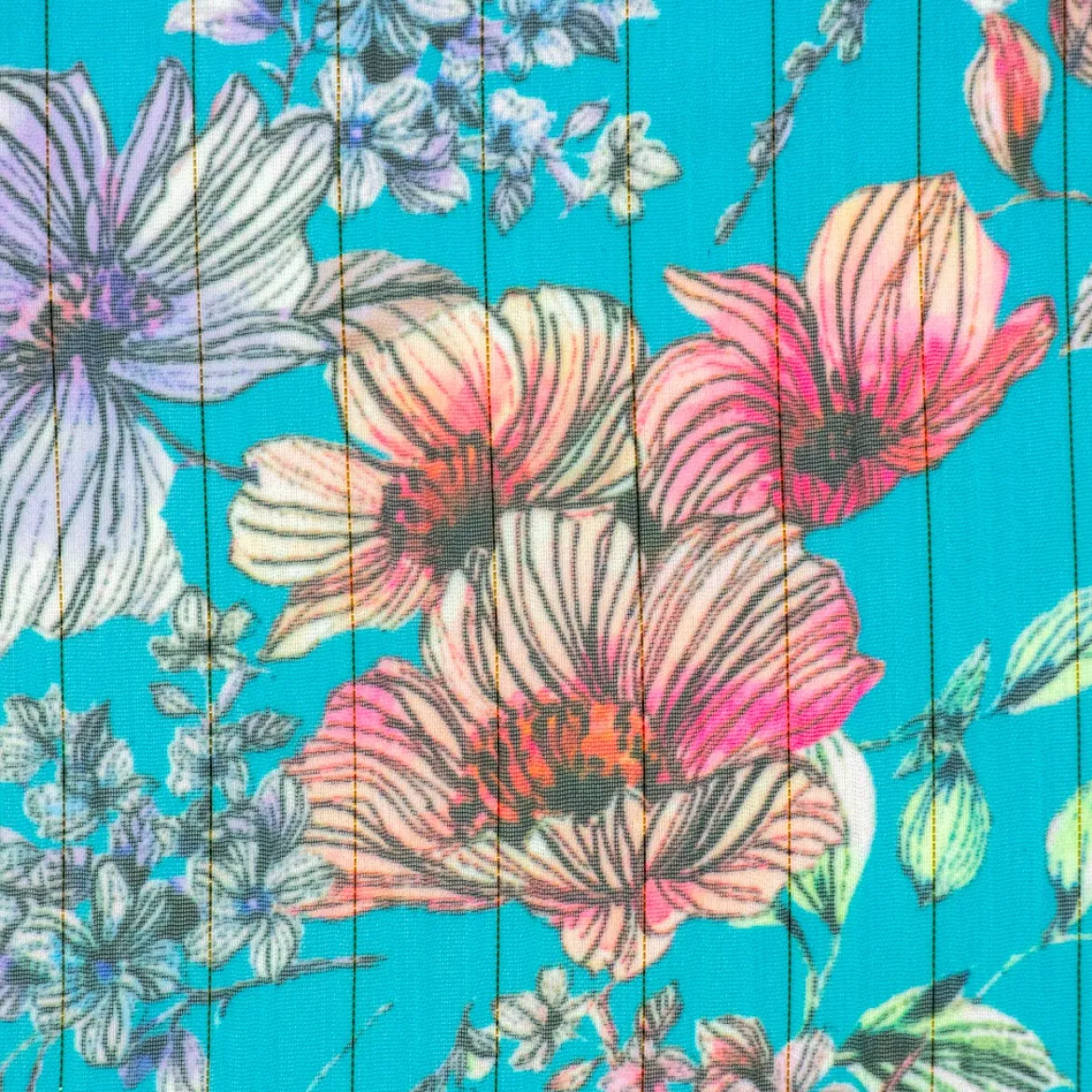 CHIFFON NICOLETTA LUREX FIORI