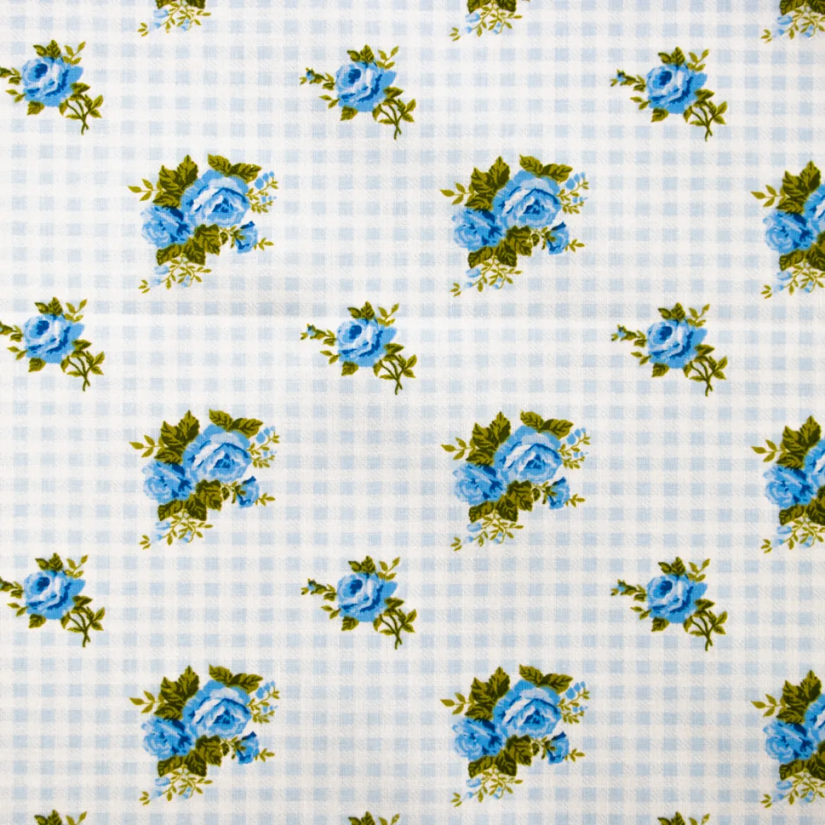 COTONE LEGGERO FIORI E QUADRI