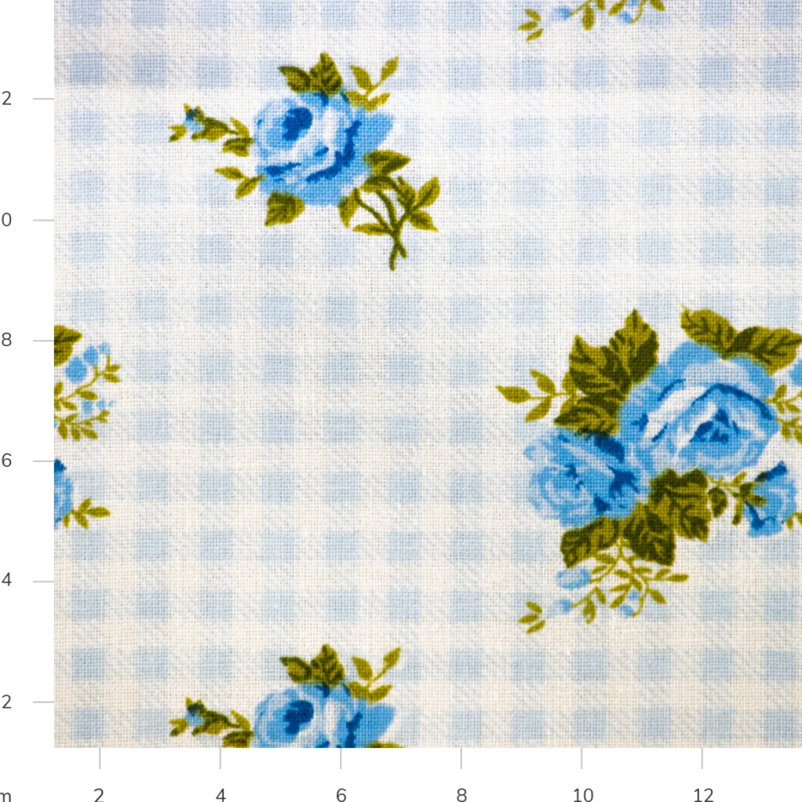 COTONE LEGGERO FIORI E QUADRI