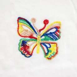 COTONE RICAMATO MAURA FARFALLE