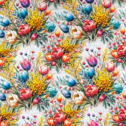 DRILL COTONE DIGITALE MINI BOUQUET