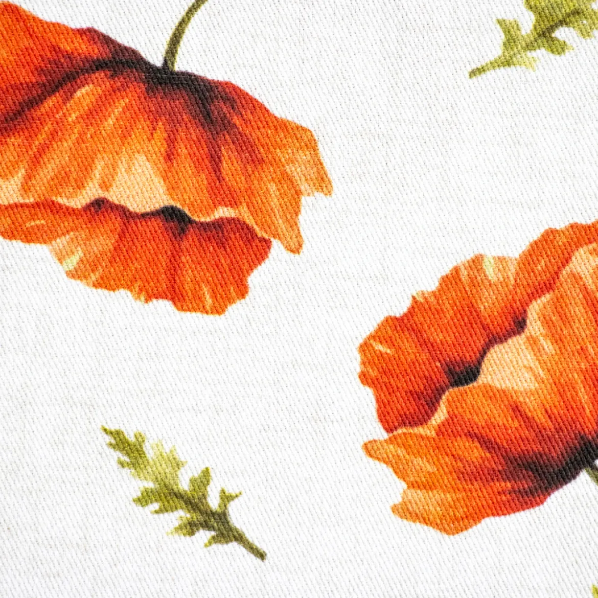 DRILL COTONE DIGITALE POPPIES