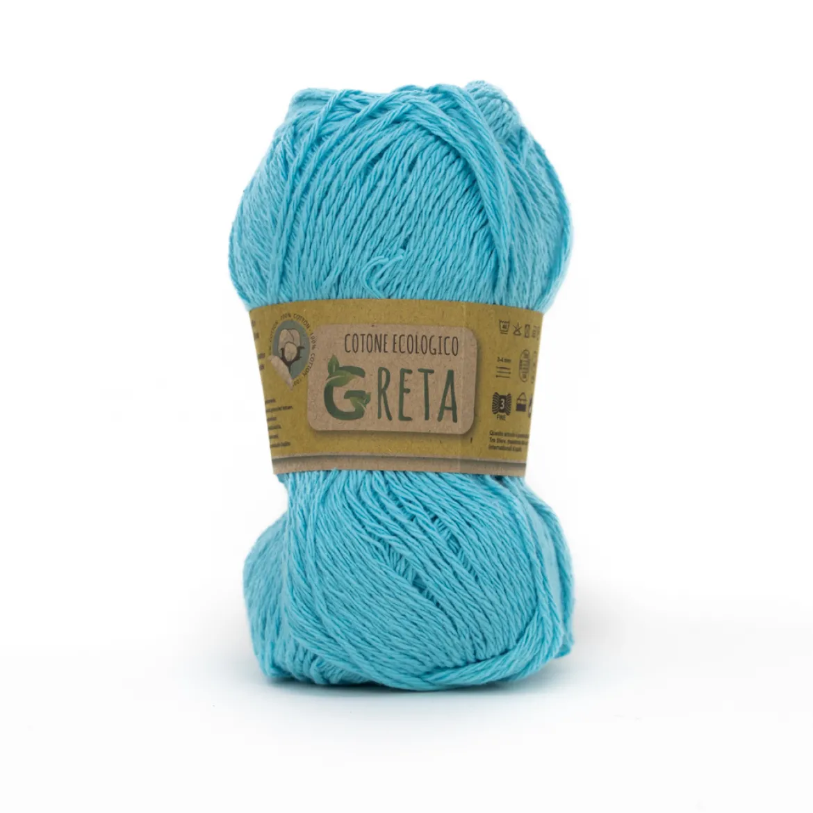 Filato cotone greta ecologico