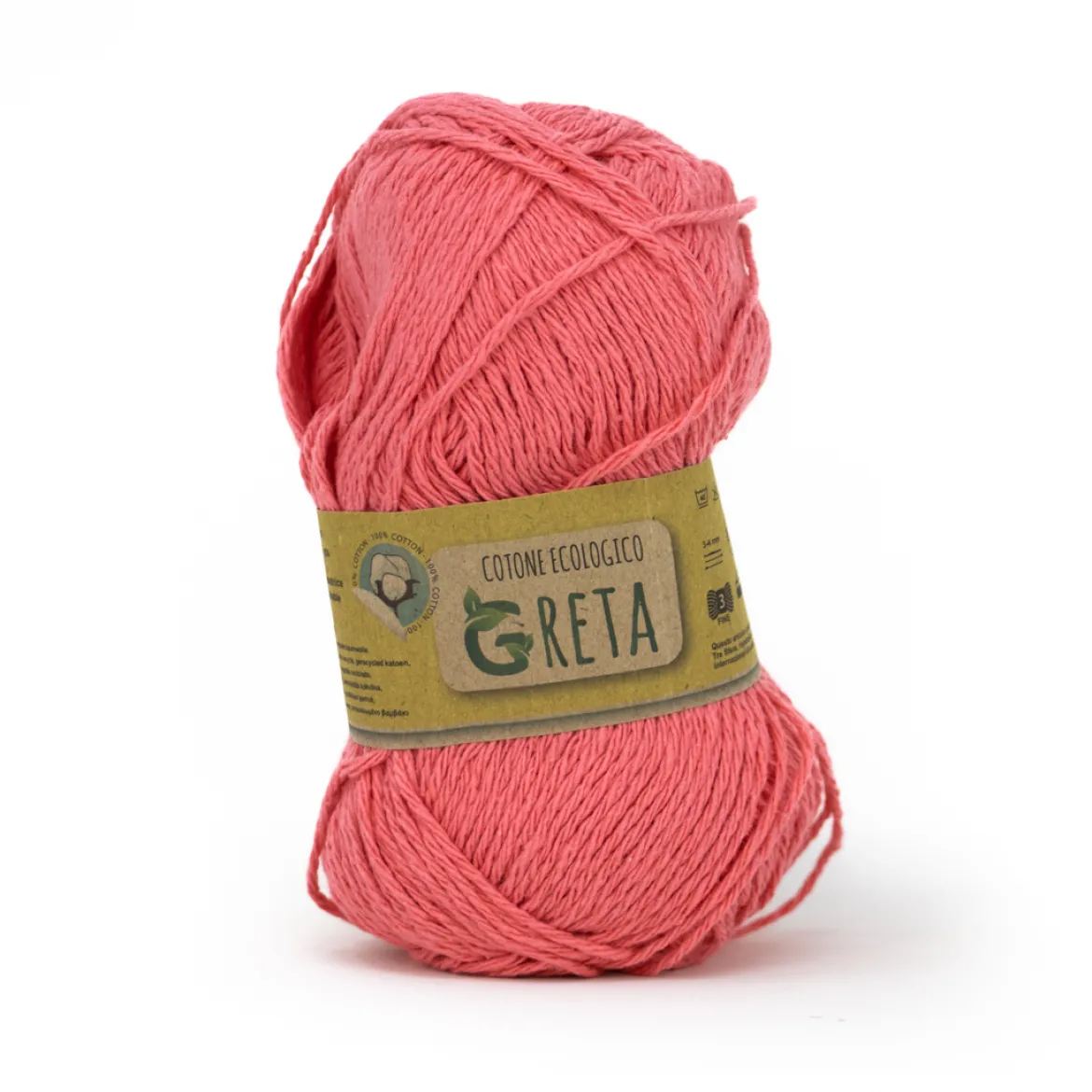 Filato cotone greta ecologico