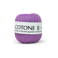 FILO UNCINETTO COTONE N.8 GOM.DA 100G