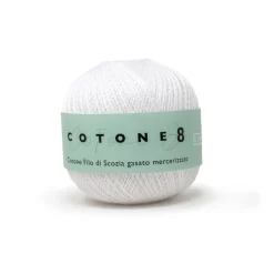 FILO UNCINETTO COTONE N.8 GOM.DA 100G