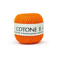 FILO UNCINETTO COTONE N.8 GOM.DA 100G