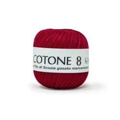 FILO UNCINETTO COTONE N.8 GOM.DA 100G
