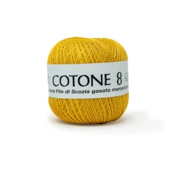 FILO UNCINETTO COTONE N.8 GOM.DA 100G
