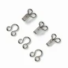 Ganci ed occhielli ottone N.2 argento