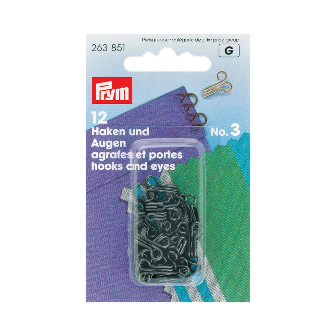 Ganci ed occhielli ottone N.3 nero