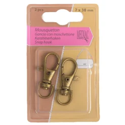 GANCIO CON MOSCHETTONE 7X38MM