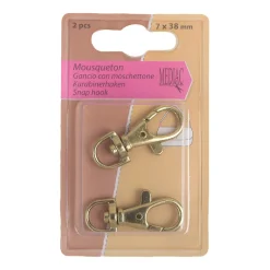 GANCIO CON MOSCHETTONE 7X38MM