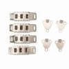 Ganci regolabili acciaio 4mm