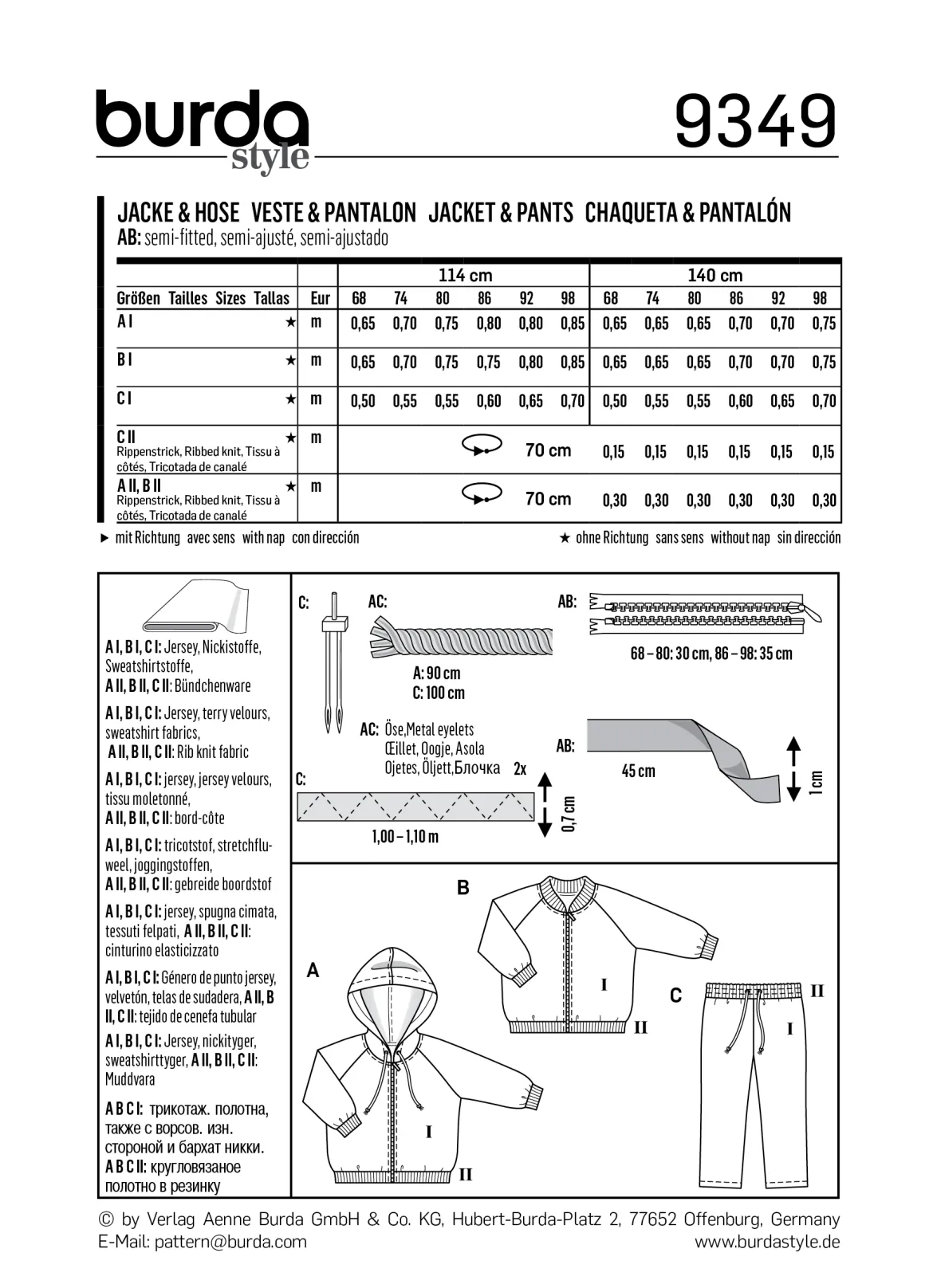 Giacca e pantaloni