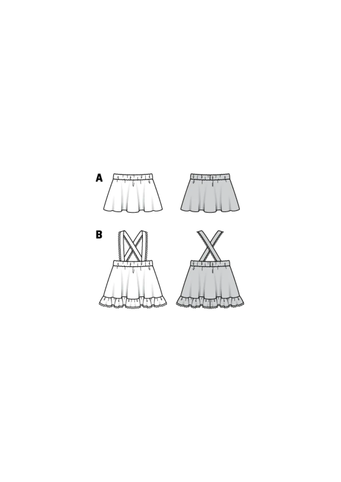 Gonna - Gonna scamiciata