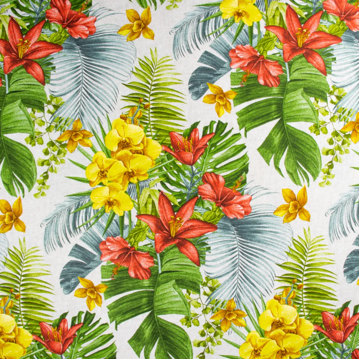 HALF PANAMA FIORI TROPICALI