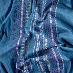 JEANS RICAMATO GEOMETRICO